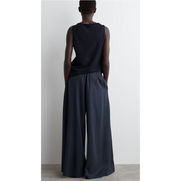 COS TWILL PALAZZO PANTS - Picture 3 of 5